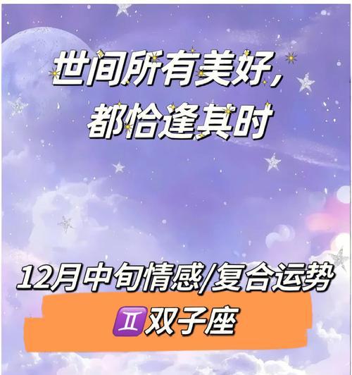 挽回双子座的心的5个关键步骤（如何成功重建与双子座的关系）